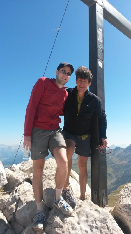 Andreas Fulterer und sein Sohn Philipp