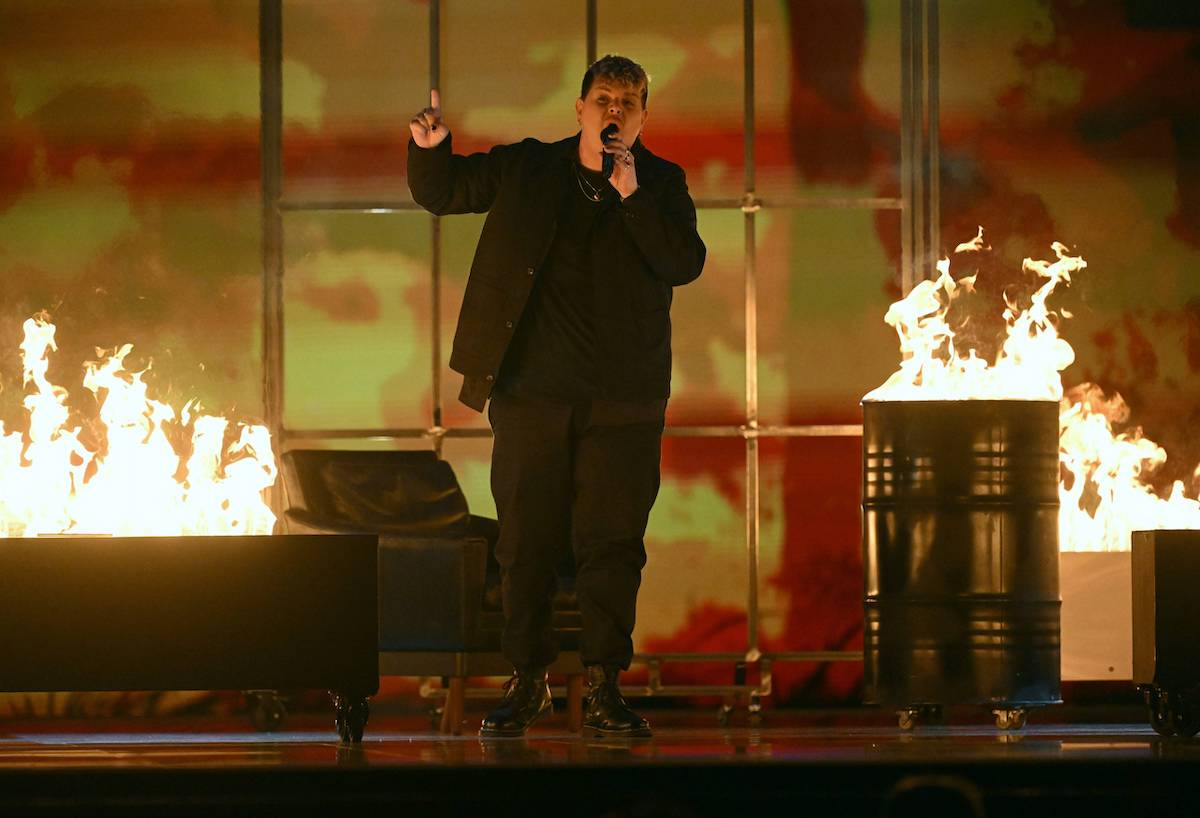 ISAAK with song Always On The Run representing Germany performs on stage during the first semi-final of the Eurovision Song Contest 2024 in MalmË†, Sweden, on May 7, 2024. MalmË† Sweden PUBLICATIONxNOTxINxSUIxAUTxFRAxKORxJPNxSWExNORxFINxDENxNED Copyright: xAnttixAimo-Koivistox LKFTJK20240507230023RCOF