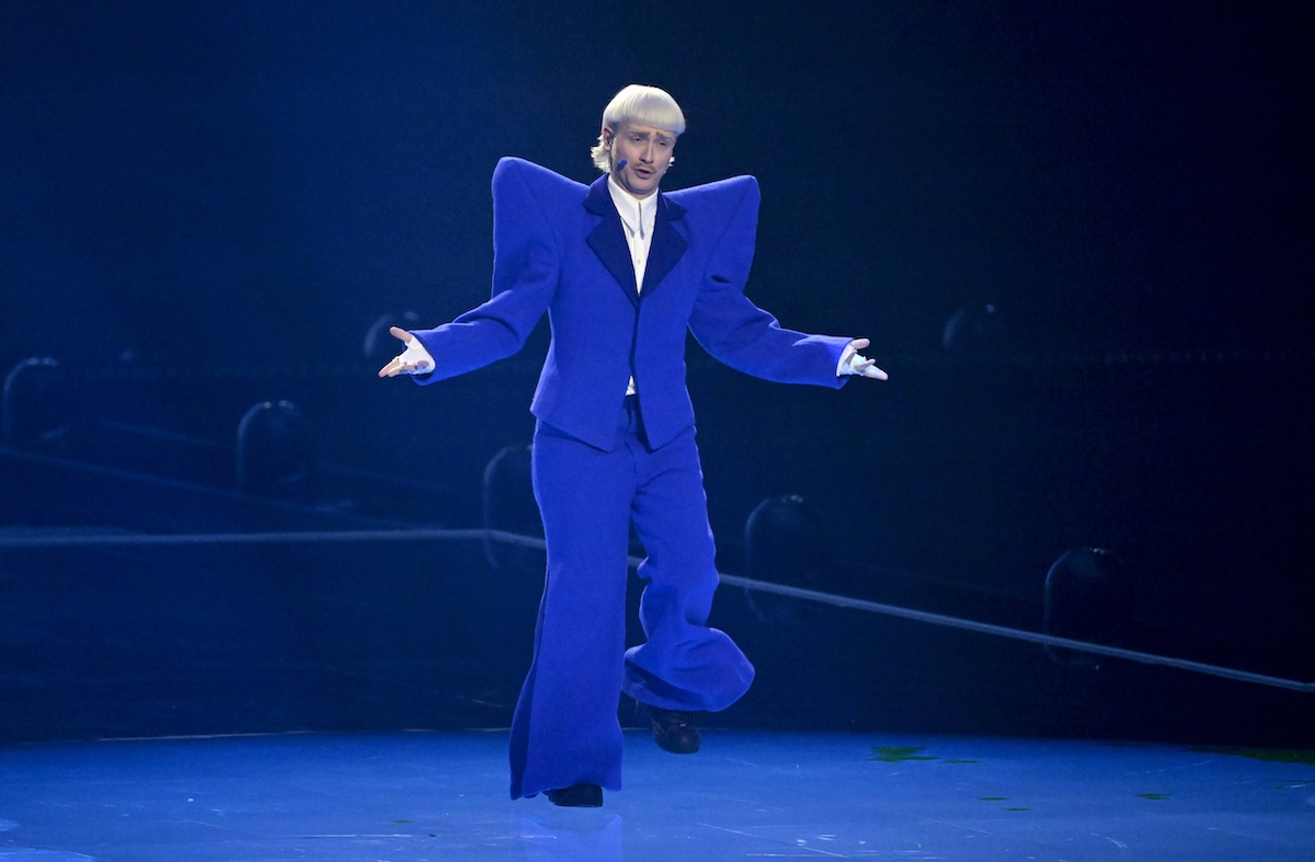 Joost Klein with song Europapa representing the Netherlands performs on stage during a dress rehearsal of the second semi-final of the Eurovision Song Contest 2024 in MalmË†, Sweden, on May 8, 2024. MalmË† Sweden PUBLICATIONxNOTxINxSUIxAUTxFRAxKORxJPNxSWExNORxFINxDENxNED Copyright: xAnttixAimo-Koivistox LKFTJK20240508181742SZUJ