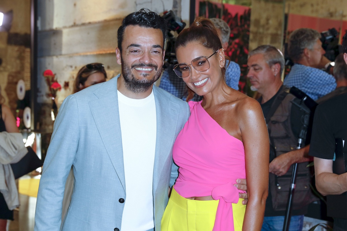 Giovanni Zarrella und Jana Ina Zarrella beim Launch der ersten Brillenkollektion von Jana Ina Zarrella x eyes more im The New Yorker Harbour Club. KË†ln, 25.08.2022 *** Giovanni Zarrella and Jana Ina Zarrella at the launch of the first eyewear collection of Jana Ina Zarrella x eyes more at The New Yorker Harbour Club Cologne, 25 08 2022 Foto:xR.xSchmiegeltx/xFuturexImage