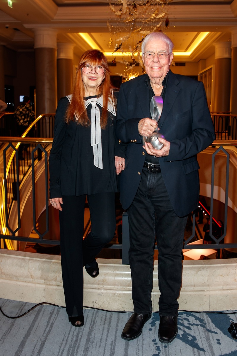 GEMA MusikautorInnenpreis 2023 Christian Bruhn und Katja Ebstein beim 14. GEMA MusikautorInnenpreis im Ritz Carlton am 30.03.2023 in Berlin. *** GEMA Music Authors Award 2023 Christian Bruhn and Katja Ebstein at the 14 GEMA Music Authors Award at the Ritz Carlton on 30 03 2023 in Berlin Copyright: xEventpressxKochanx