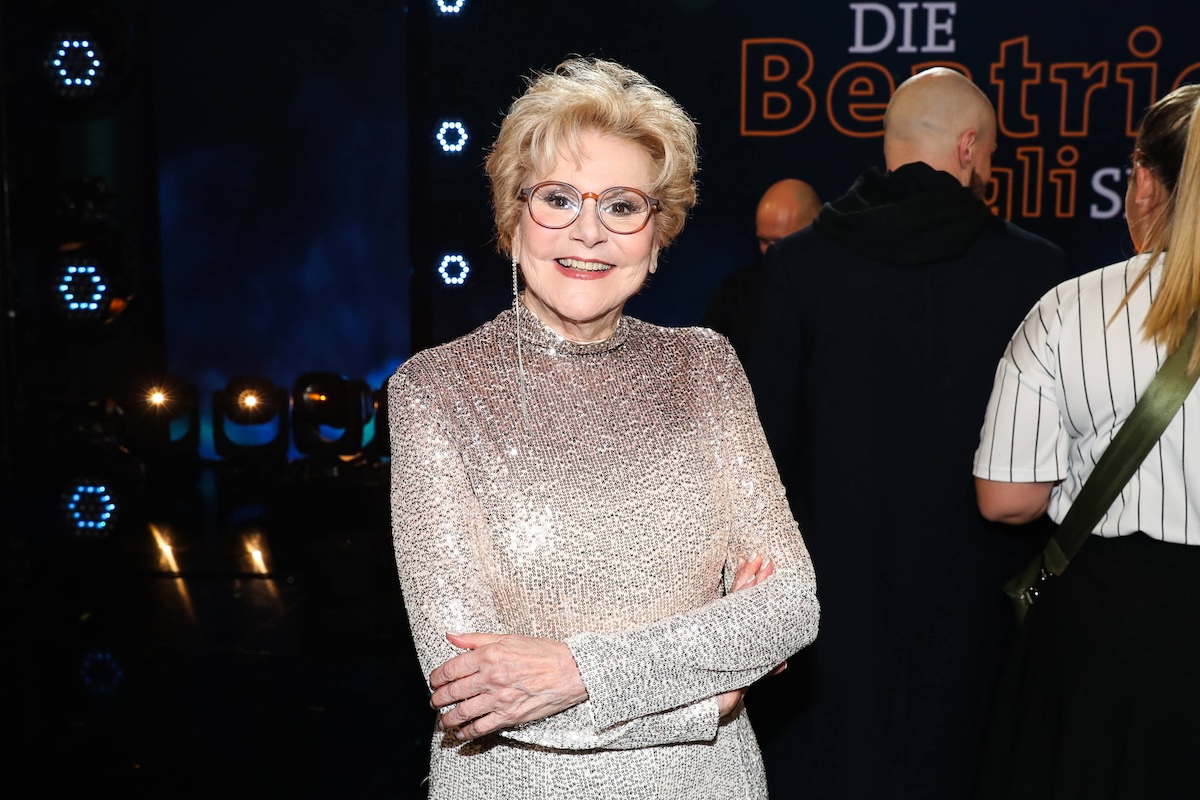 Saengerin Peggy March USA - Aufzeichnung ARD Show â€žDie Beatrice Egli Showâ€œ im Studio Berlin Adlershof in Berlin - Aufzeichnung 10.10.2023-Sendetermin 11.11.2023 *** Singer Peggy March USA Recording ARD Show â€œThe Beatrice Egli Showâ€œ at Studio Berlin Adlershof in Berlin Recording 10 10 2023 Broadcast date 11 11 2023