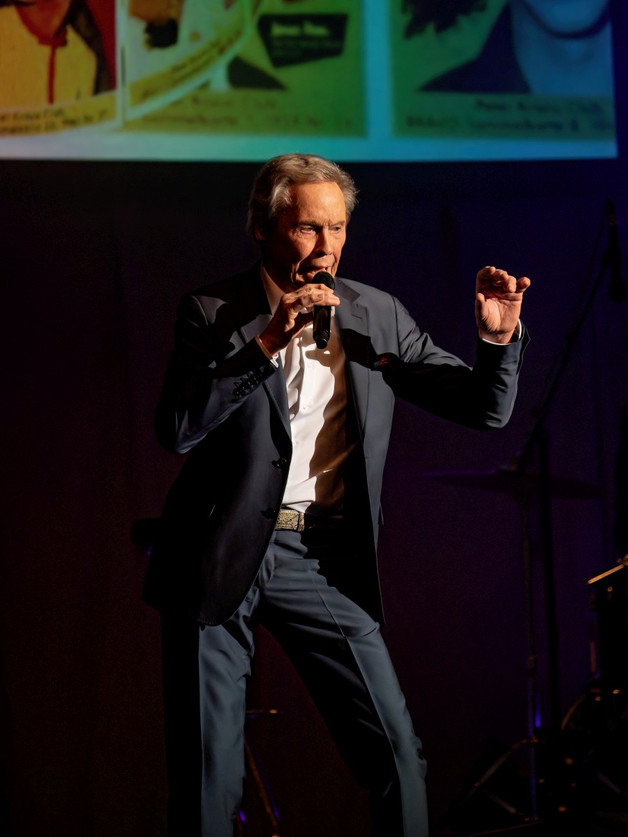 Peter Kraus beim Auftakt seiner Abschiedstournee in Stuttgart