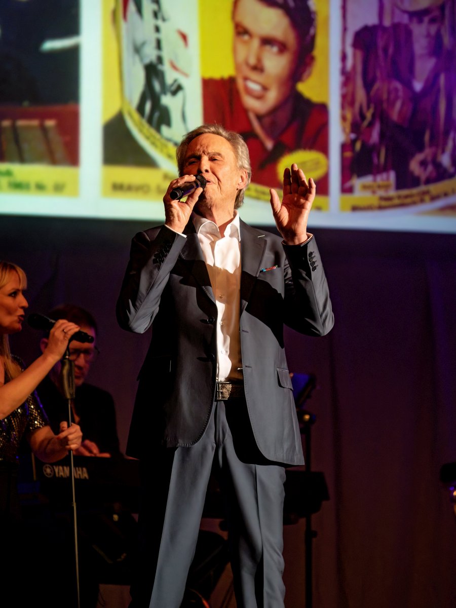 Peter Kraus beim Auftakt seiner Abschiedstournee in Stuttgart