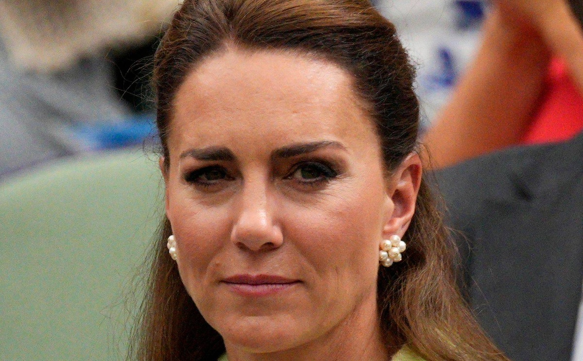 Mandatory Credit: Photo by Dave Shopland/Shutterstock 14010519bi Catherine Princess of Wales watching the action from the Royal Box Wimbledon Tennis Championships, Day 13, The All England Lawn Tennis and Croquet Club, London, UK - 15 Jul 2023 Wimbledon Tennis Championships, Day 13, The All England Lawn Tennis and Croquet Club, London, UK - 15 Jul 2023 PUBLICATIONxINxGERxSUIxAUTxHUNxGRExMLTxCYPxROUxBULxUAExKSAxONLY Copyright: xDavexShopland/Shutterstockx 14010519bi