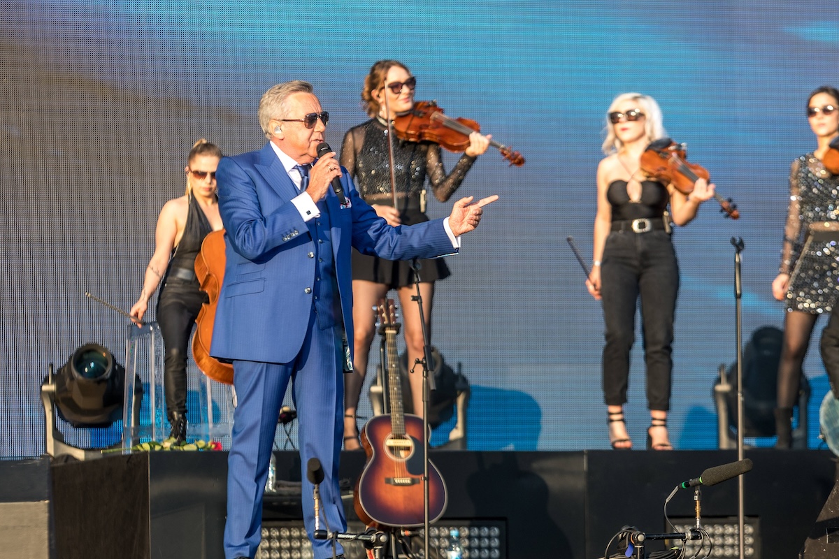 Der Schlager SâˆšÂ§nger Roland Kaiser Ronald Keiler, 71 auf der Festwiese Leipzig. Roland Kaiser Leipzig *** The hit singer Roland Kaiser Ronald Keiler, 71 on the fairground Leipzig Roland Kaiser Leipzig