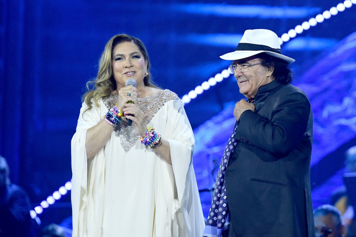 Verona: Verona Arena. 4 times 20 . Albano birthday . In the photo: Al Bano and Romina Power PUBLICATIONxNOTxINxITA Copyright: xMaurizioxD Avanzox/xipa-agency.nx/xMaurizioxDxAvanzox IPA_IPA38166794