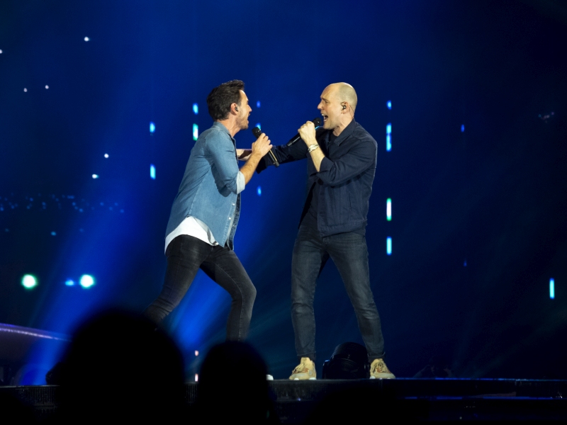 Florian Silbereisen & Oli P. beim Schlagerfest.XXL