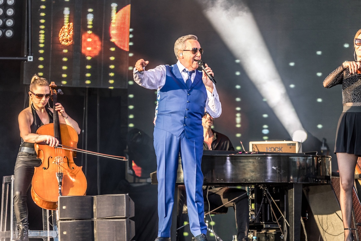 Der Schlager SâˆšÂ§nger Roland Kaiser Ronald Keiler, 71 auf der Festwiese Leipzig. Roland Kaiser Leipzig *** The hit singer Roland Kaiser Ronald Keiler, 71 on the fairground Leipzig Roland Kaiser Leipzig