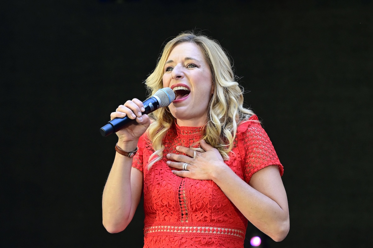 Stefanie Hertel live beim Hit auf Hit - Die Schlager Show Open Air auf der WaldbÂ¸hne. Jonsdorf, 21.07.2024 *** Stefanie Hertel live at Hit auf Hit Die Schlager Show Open Air at the WaldbÂ¸hne Jonsdorf, 21 07 2024 Foto:xM.xWehnertx/xFuturexImagex schlagershow_jonsdorf_4768