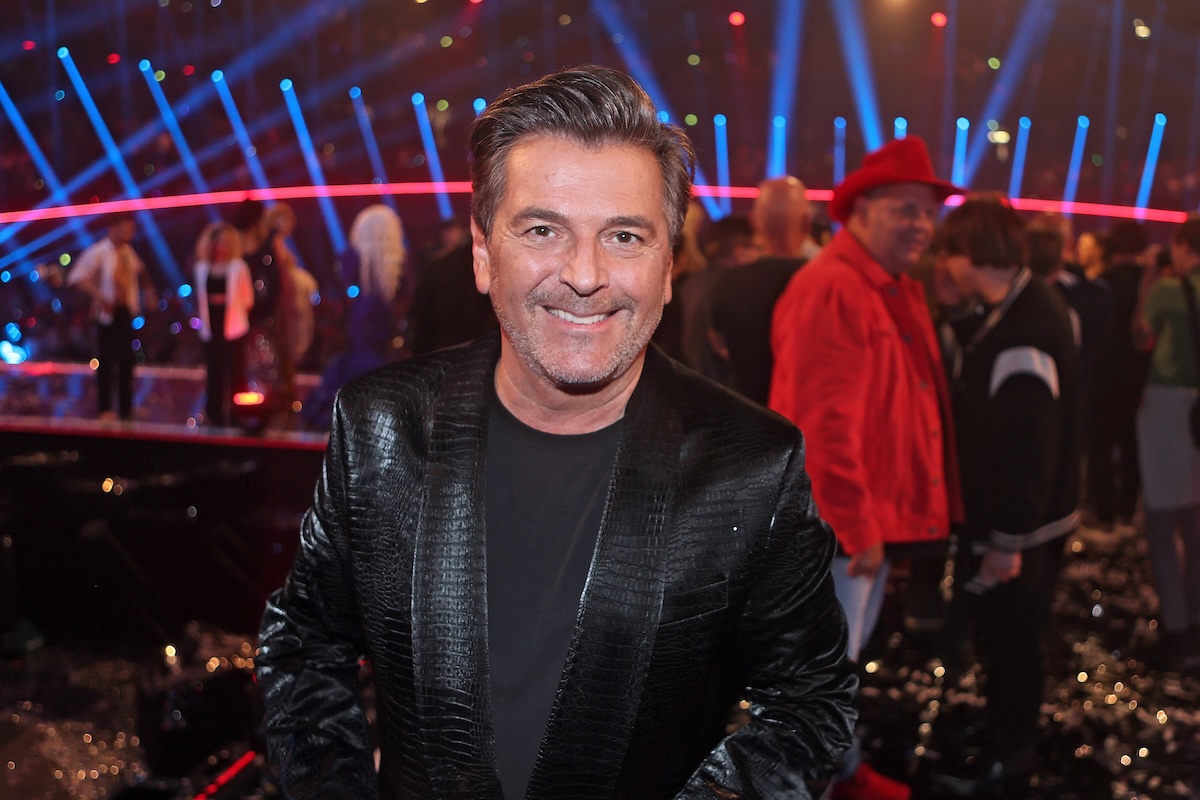 ARD: SCHLAGERBOOOM 2023 - Alles Funkelt Alles Glitzert . Sâ€°nger Thomas Anders wâ€°hrend der ARD Fernsehshow SCHLAGERBOOOM 2021 ALLES FUNKELT ALLES GLITZERT am 21.10.2023 in der Westfalenhalle Dortmund. 20231022SBK0103 *** ARD SCHLAGERBOOOM 2023 Alles Funkelt Alles Glitzert singer Thomas Anders during the ARD TV show SCHLAGERBOOOM 2021 - ALLES FUNKELT ALLES GLITZERT on 21 10 2023 in the Westfalenhalle Dortmund 20231022SBK0103