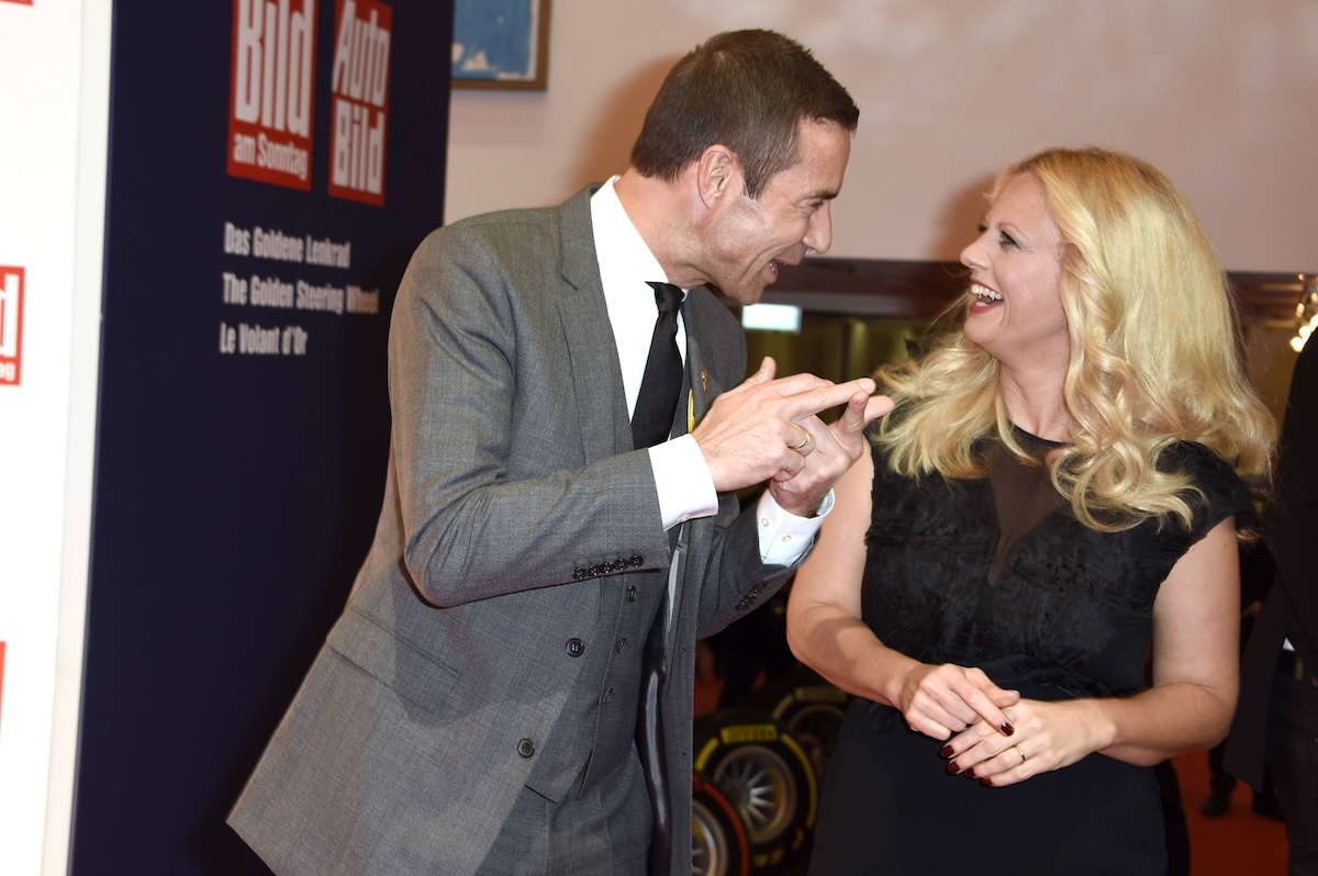 Kai Pflaume und Barbara SchË†neberger bei der 41. Verleihung Das Goldene Lenkrad im Axel-Springer-Haus. Berlin, 08.11.2016 Foto:xF.xKernx/xFuturexImage Kai Plum and Barbara SchË†neberger at the 41 award Ceremony the Golden Steering wheel in Axel Springer House Berlin 08 11 2016 Photo XF xKernx xFuturexImage