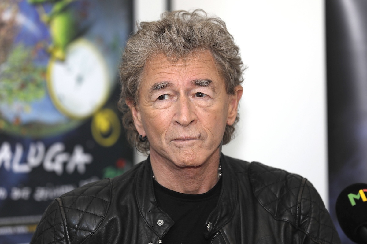 Peter Maffay beim Pressegesprâ€°ch zur Premiere des Fulldome-Erlebnisses der Musikshow Tabaluga und die Zeichen der Zeit im Planetarium. Halle Saale, 02.05.2024 *** Peter Maffay at the press conference for the premiere of the fulldome experience of the music show Tabaluga und die Zeichen der Zeit at the Planetarium Halle Saale , 02 05 2024 Foto:xR.xStoffelsx/xFuturexImagex tabaluga_4515